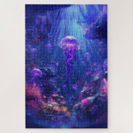 Quebra-cabeça Cena de medusa submarina