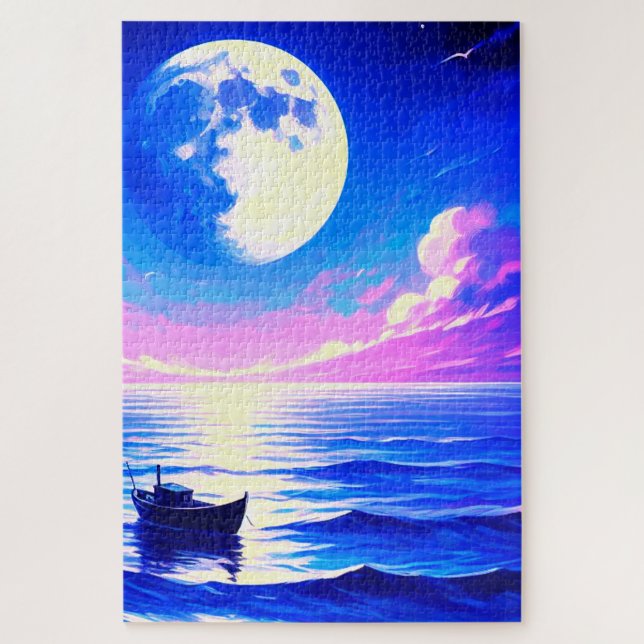 Quebra-cabeça Cena do Barco (Vertical)