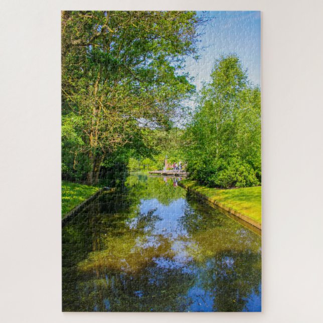 Quebra-cabeça Cena do parque de Keukenhof, Países Baixos (Vertical)