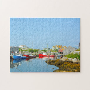Quebra-cabeça Cena do Porto Nova Scotia.