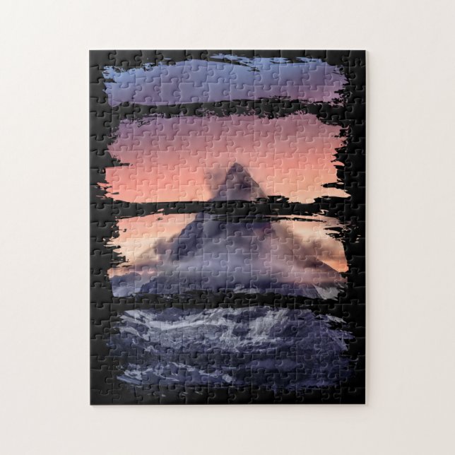 Quebra-cabeça Cenário Céu Cerrado Bonito Natureza Moderna (Vertical)