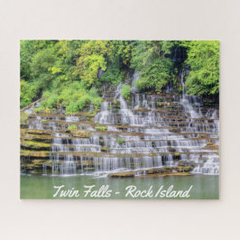 Quebra-cabeça Cenário Pitoresco de Twin Falls Rock Island
