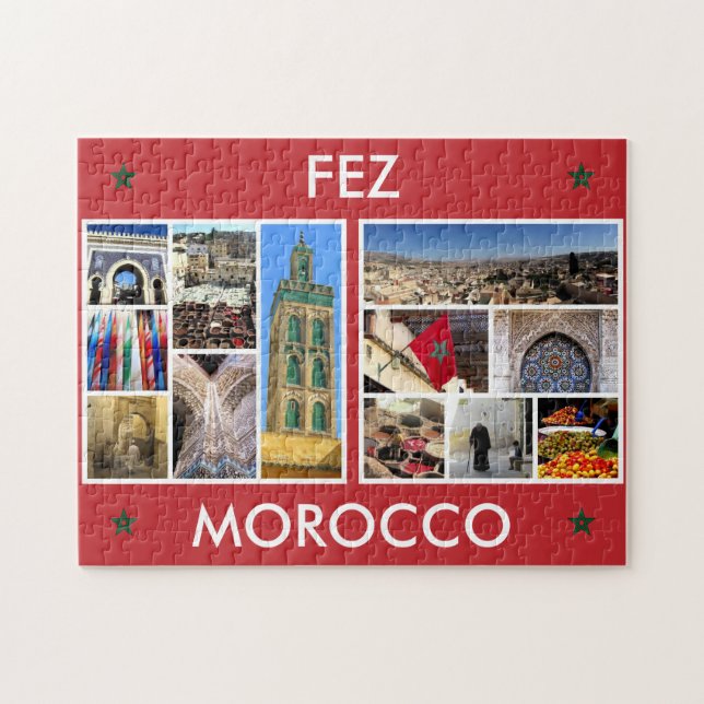 Quebra-cabeça cenas de marrocos fez (Horizontal)