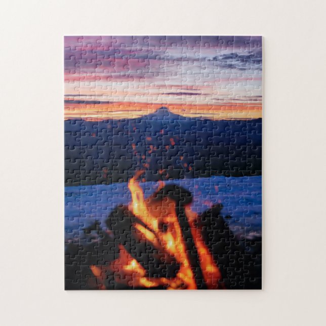 Quebra-cabeça Cênicas Complexo de Arte de Montanha (Vertical)