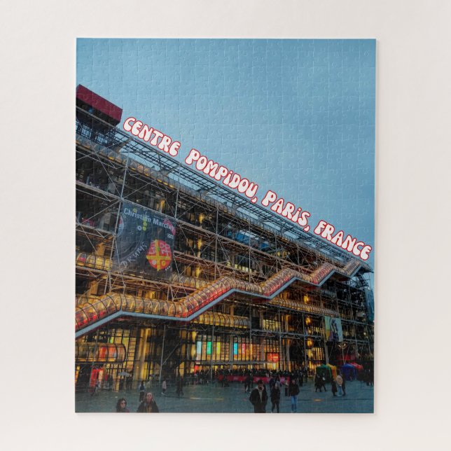 Quebra-cabeça Center Pompidou, Paris, França (Vertical)