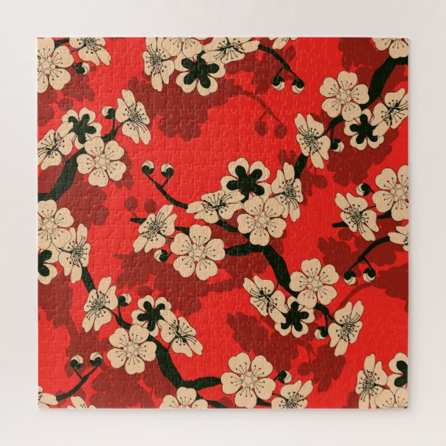 Quebra-cabeça Central de Cereja Japonesa: Na moda (Vertical)