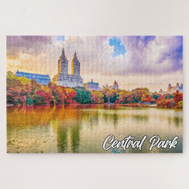 Quebra-cabeça Central Park, Manhattan, Nova Iorque, EUA (Horizontal)