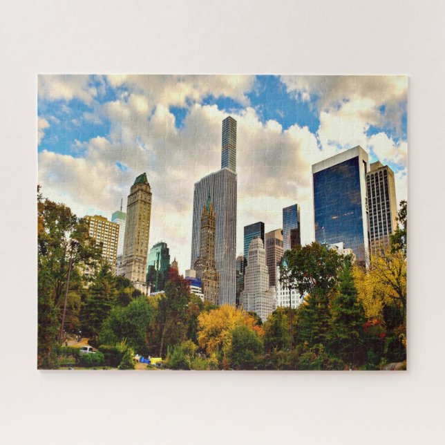 Quebra-cabeça Central Park Nova York. (Horizontal)