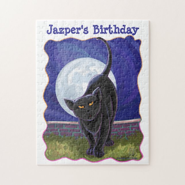 Quebra-cabeça Centro de Festas de Gatos Negros (Vertical)