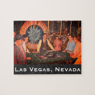 Quebra-cabeça Centro Las Vegas, cena do cassino Vintage em Nevad