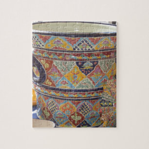 Quebra-cabeça Cerâmica do estilo de Talavera do mexicano