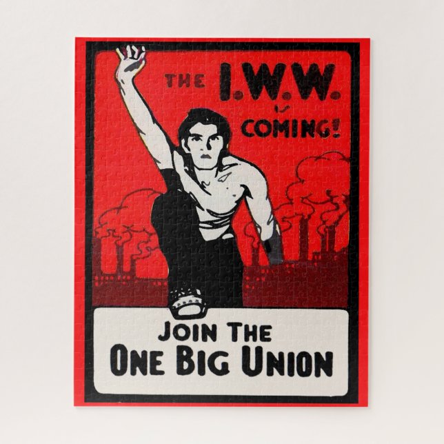 Quebra-cabeça cerca de 1905 IWW está chegando (Vertical)