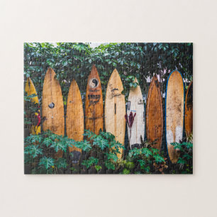 Quebra-cabeça Cerca do Surfboard no Havaí