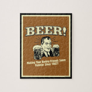 Quebra-cabeça Cerveja: Ajudando Amigos Parece Mais Engraçado