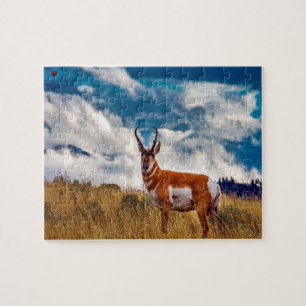 Quebra-cabeça Cervo Pronghorn Wyoming