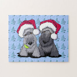 Quebra-cabeça Cesky Terrier Christmas