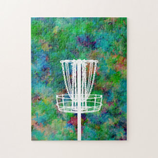 Quebra-cabeça Cesta de Golfe de Disco Colorida