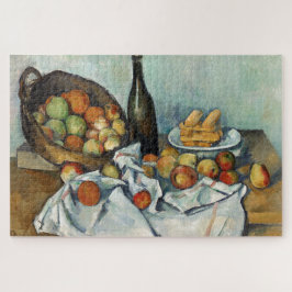 Quebra-cabeça Cesta de Maçãs de Vida, Cezanne Pintura