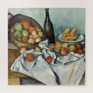 Quebra-cabeça Cesta de Maçãs de Vida Continuas Cezanne Pintura
