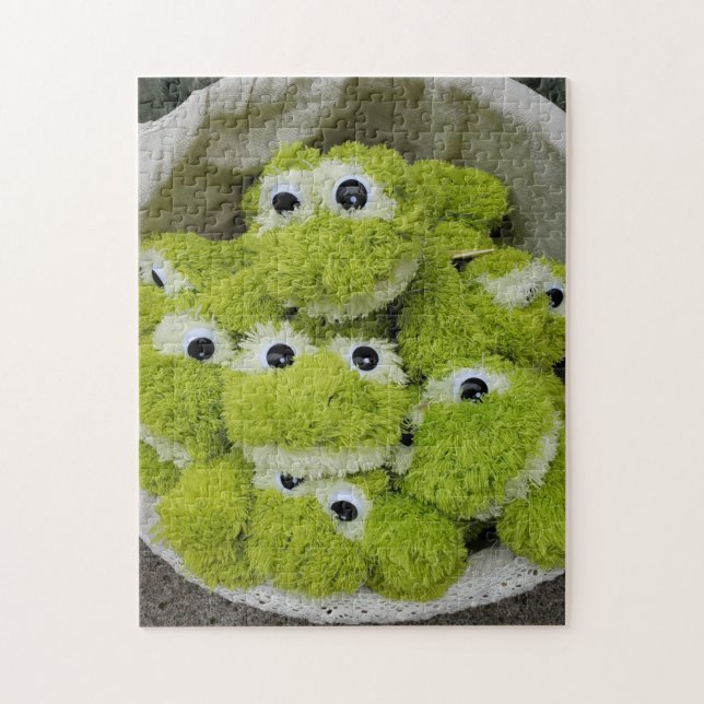 Quebra-cabeça Cesta de Rãs, 28cm x 35cm, 252 peças (Vertical)