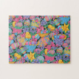 Quebra-cabeça Cestos e Ovos de páscoa