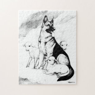 Quebra-cabeça Céu do cão, o rebanho do mestre