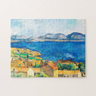 Quebra-cabeça Cezanne: A Baía de Marselha, Vista de L’Estaque