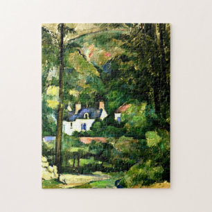 Quebra-cabeça Cezanne - Casas na Vegetação-