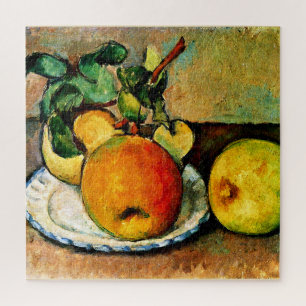 Quebra-cabeça Cezanne - Vida Estática com Maçãs e Peras