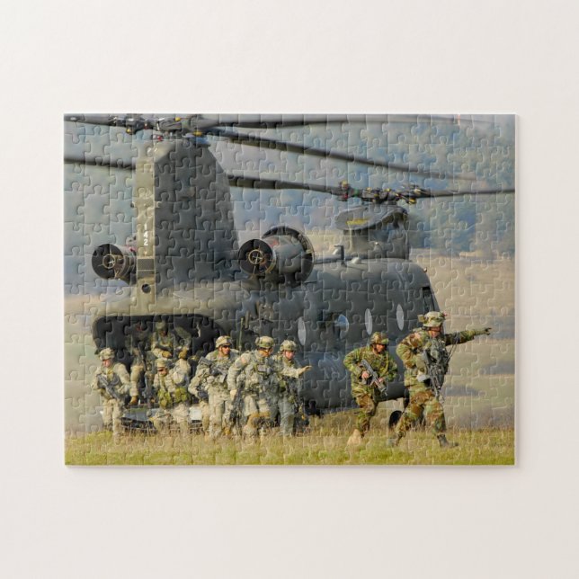 Quebra-cabeça CH-47D CHINOOK (11x14 POLEGADAS) (Horizontal)