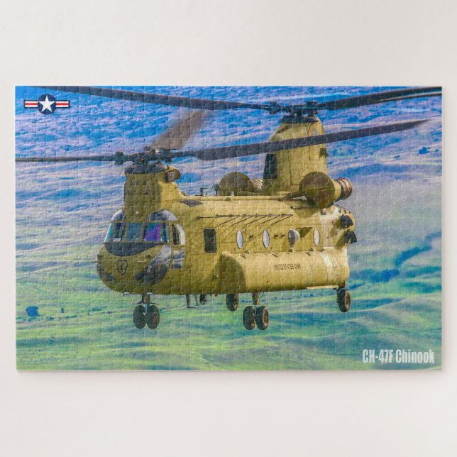 Quebra-cabeça CH-47F CHINOOK (20x30 POLEGADAS) (Horizontal)