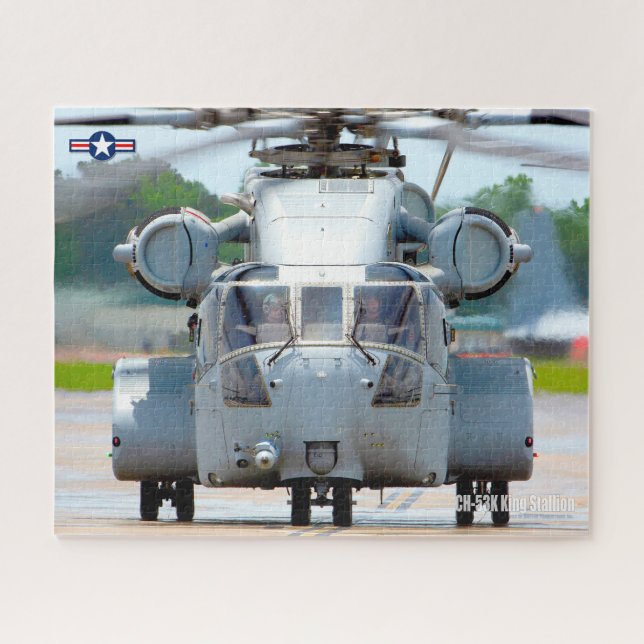 Quebra-cabeça CH-53K KING STALLION (16x20 POLEGADAS) (Horizontal)