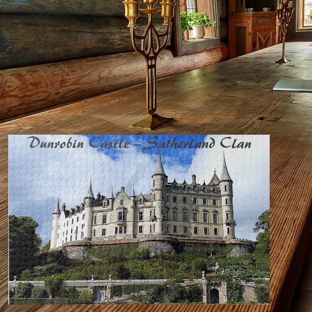 Quebra-cabeça Challenging Dunrobin Castle, Sutherland Clan, (Criador carregado)