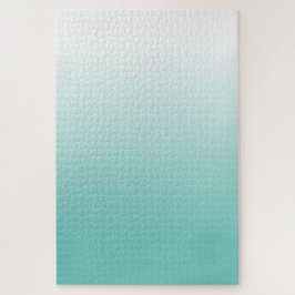 Quebra-cabeça Challenging Teal Gradient Ombre
