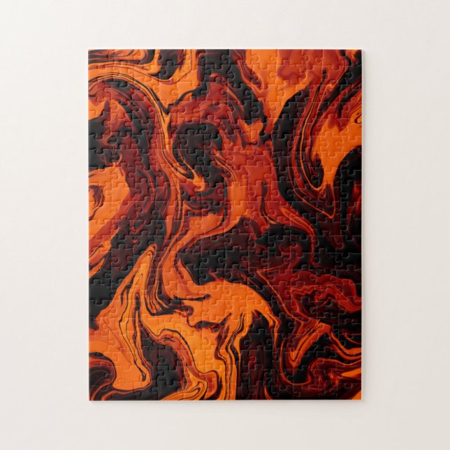Quebra-cabeça Chama, Fogo, Abstrato Fiery (Vertical)