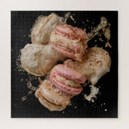 Quebra-cabeça Champagne & Macarons