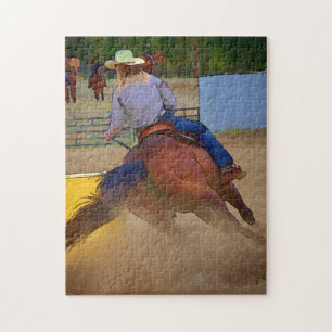 Quebra-cabeça Champion Barrel Racer