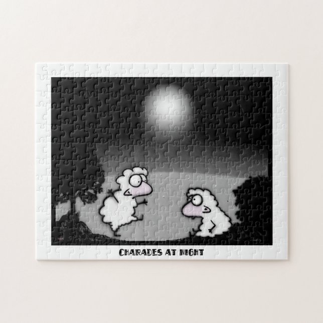 Quebra-cabeça Charadas na noite (Horizontal)