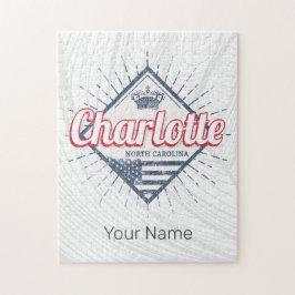 Quebra-cabeça Charlotte City North Carolina Estados Unidos EUA