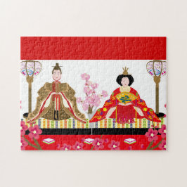 Quebra-cabeça Charme japonês∣bonecas hina – celebração das menin
