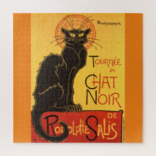 Quebra-cabeça Chat Noir Steinlen Belle Epoque Vintage Art