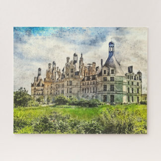 Quebra-cabeça Chateau de Chambord, França.