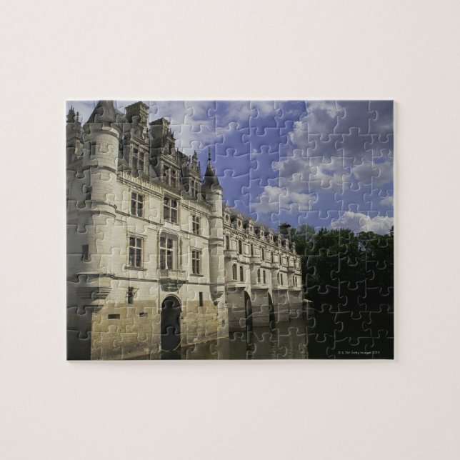 Quebra-cabeça Chateau de Chenonceau na França (Horizontal)