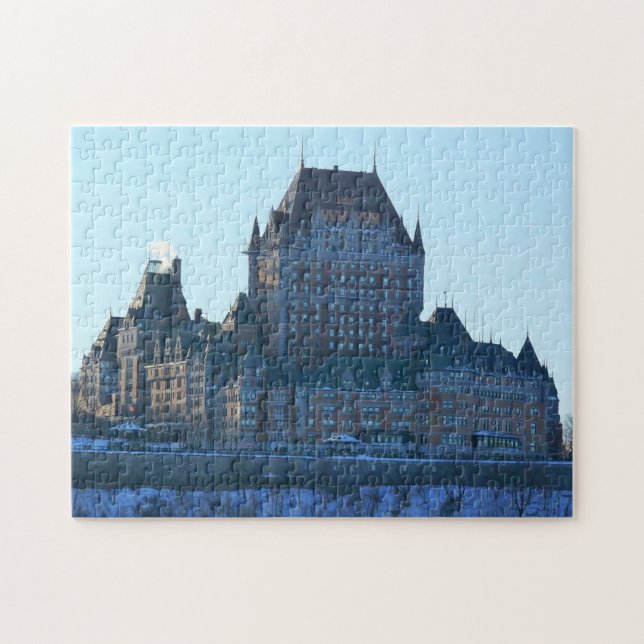 Quebra-cabeça Chateau Frontenac, Quebec, Canadá (Horizontal)