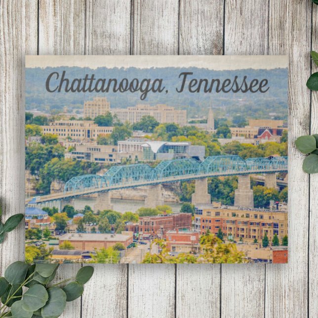 Quebra-cabeça Chattanooga, Tennessee Skyline Photo (Criador carregado)