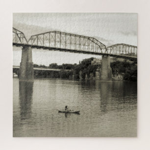Quebra-cabeça Chattanooga, TN - Ponte da Rua Walnut 20x20