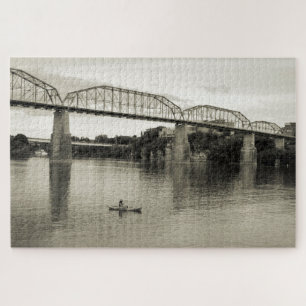 Quebra-cabeça Chattanooga, TN - Ponte da Rua Walnut 20x30 