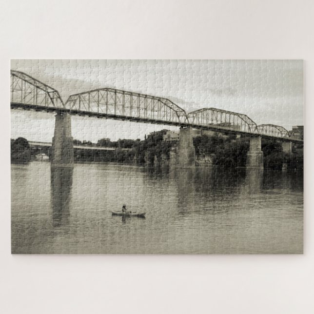 Quebra-cabeça Chattanooga, TN - Ponte da Rua Walnut 20x30  (Horizontal)