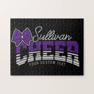 Quebra-cabeça Cheerleader de atleta da Escola de NOME ADD da Equ