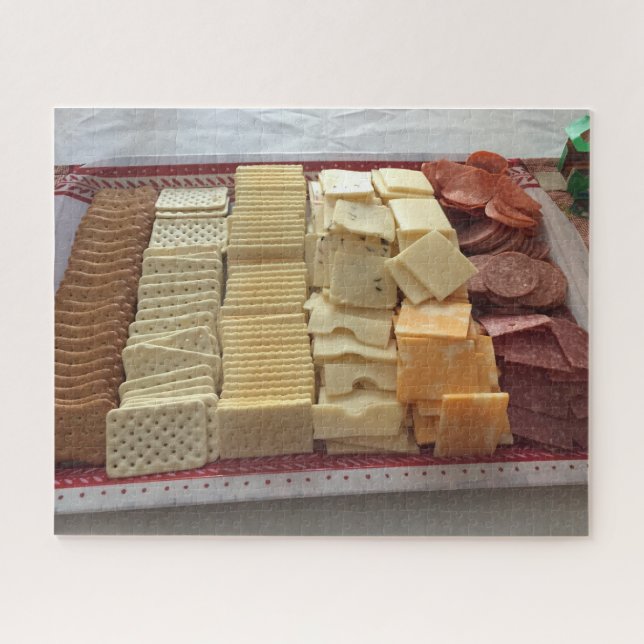 Quebra-cabeça Cheese Platter Jigsaw Puzzle (Horizontal)